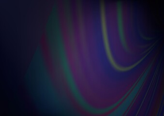 Fototapeta premium Dark BLUE vector blurred bright template. Creative illustration in halftone style with gradient. The template can be used for your brand book.