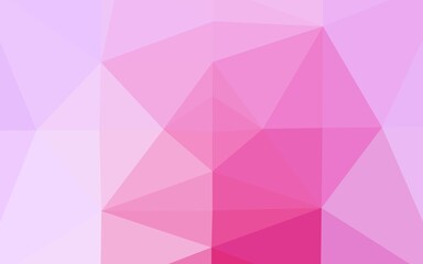 Light Pink, Blue vector abstract mosaic background. A vague abstract illustration with gradient. Template for a cell phone background.