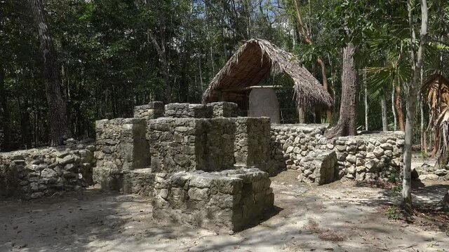 Macanxoc group in Coba Archeological Area. Mexico.  