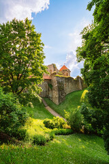 Fototapeta na wymiar Ruins of an old castle