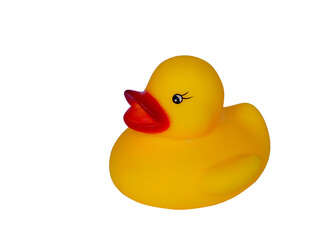 yellow plastic duck, children's toy