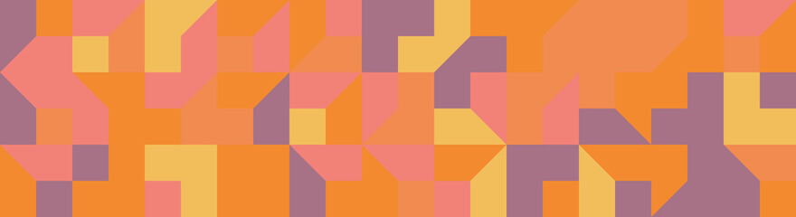 Colorful Geometric Vector Pattern Design