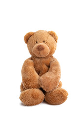 soft toy bear isolated