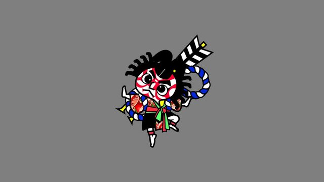 Japanese Kabuki charactor motion