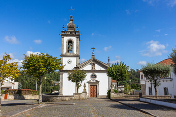 The Parish Church of Santa Eulália of Palmeira de Faro in Esposende, Portugal.