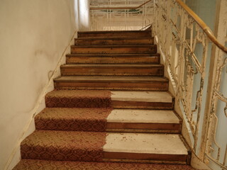 staircase in an old building