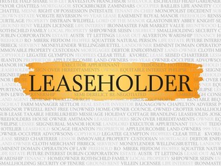 leaseholder - obrazy, fototapety, plakaty