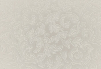 Beige background with floral fantasy pattern