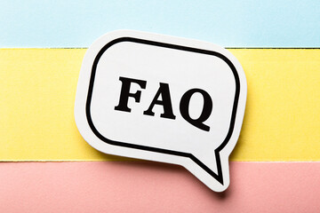 FAQ Business Concept Frequently Asked Questions