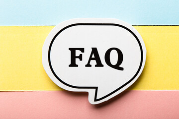FAQ Business Concept Frequently Asked Questions