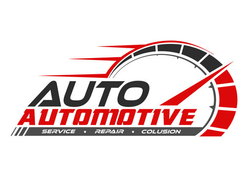 automotive service logo concept