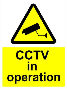 CCTV in operation sign