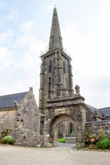 Commana. Eglise Saint-Derrien de l'enclos paroissial. Finistère. Bretagne	