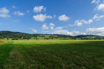 Naklejka premium Bieszczady panorama 