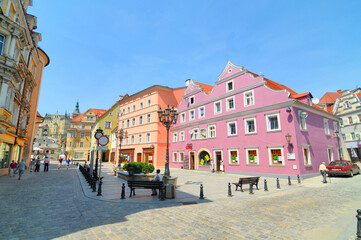 Fototapeta na wymiar Kłodzko – miasto w Polsce, w województwie dolnośląskim , położone w Górach Bardzkich nad Nysą Kłodzką. 