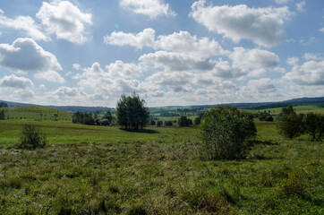 Fototapeta na wymiar Bieszczady panorama