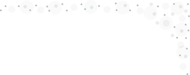 Gray vector background with a pattern of circles with different diameters. Textured template for a web splash in a modern style.