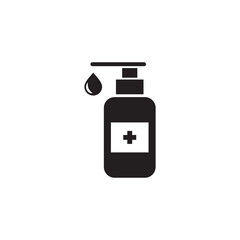 hand sanitizer icon symbol sign vector