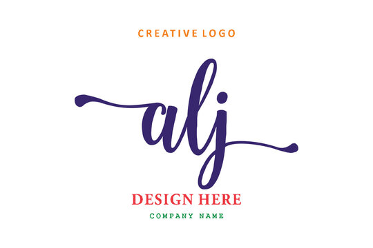 pharmacy logo letter ALJ is simple, easy to understand and authoritative