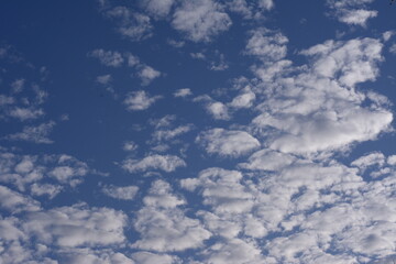 beautiful sky on a clear morning