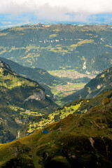 Beautiful landscape in switzerland