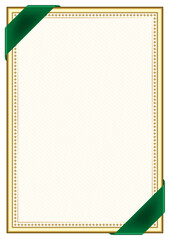 Vertical  frame and border with Saudi Arabia flag