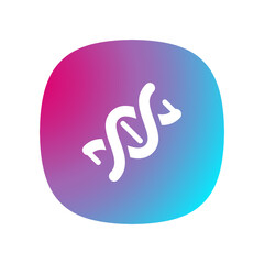 Obraz premium DNA - Button