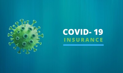 3d rendered illustration of coronavirus isnurance policy