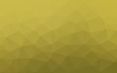 Light Green, Yellow vector shining triangular pattern. A vague abstract illustration with gradient. The best triangular design for your business.