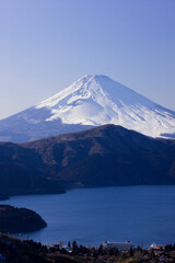 富士山と芦ノ湖
