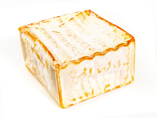 French Cheese on white Background - Isolated