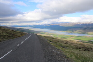 Naklejka premium Landscape around Egilsstadir and Lögurinn in East Iceland
