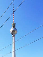 electric pole on sky