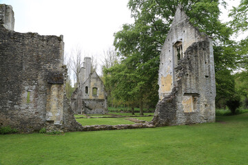 Fototapeta na wymiar Minster Lovell Ruins