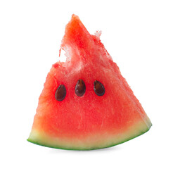 Sliced watermelon isolated on a white background