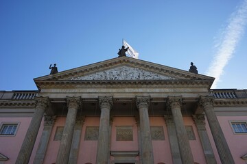 Berlin, Germany_22, February 2019_Winter View of State Opera Unter den Linden(Staatsoper Unter den Linden).