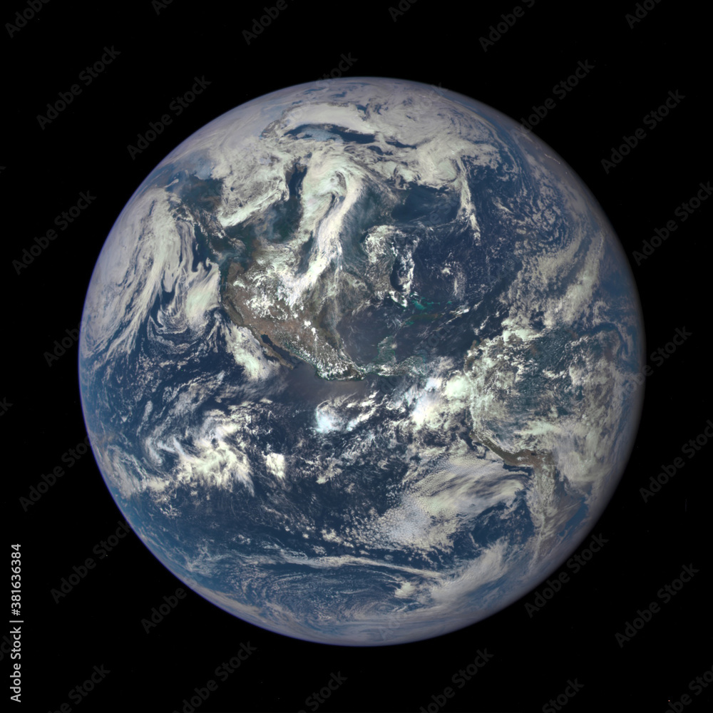 Wall mural earth in space .elements of this image furnished by nasa
