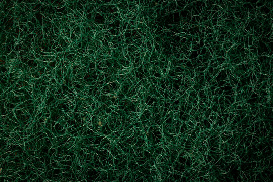 Closeup shot of a textured green grass background for wallpapers