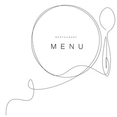 Restaurant menu background design. Vector illustration