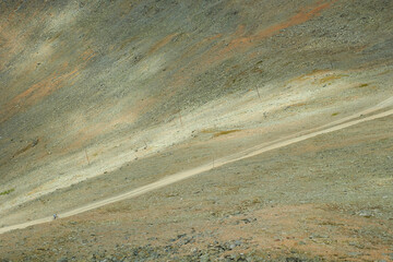 Fototapeta premium Uphill cyclist
