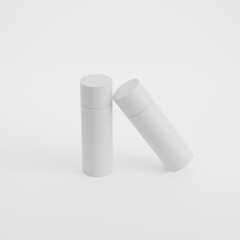 cylindric box packaging product photo mockup- poster / dawing sheet containers 4k