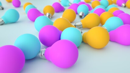 Colored Light bulbs 