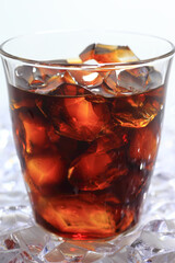 glass of iced coffee