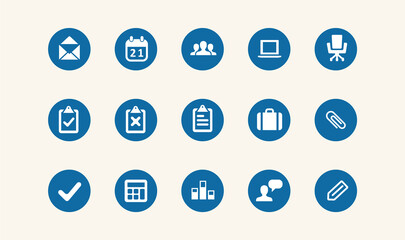 Business icons set. Icons for business, management, finance, strategy, marketing