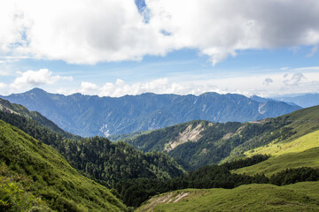 Fototapeta na wymiar Taiwan's beautiful alpine scenery 18