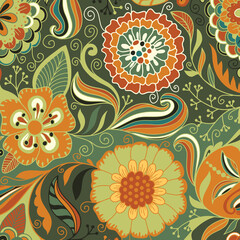 Abstract floral background. Vector. Element for design.