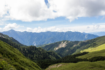 Fototapeta na wymiar Beautiful scenery in the mountains of Taiwan 3