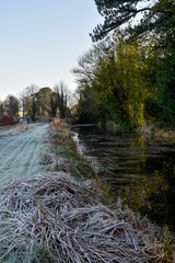 Beautiful Frosty Morning at Irish Canal