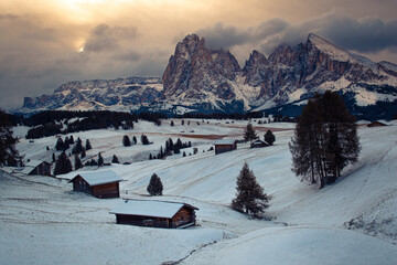 Fototapeta premium Seiser Alm, Dolomiten
