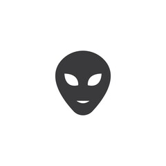 alien face icon vector illustration design
